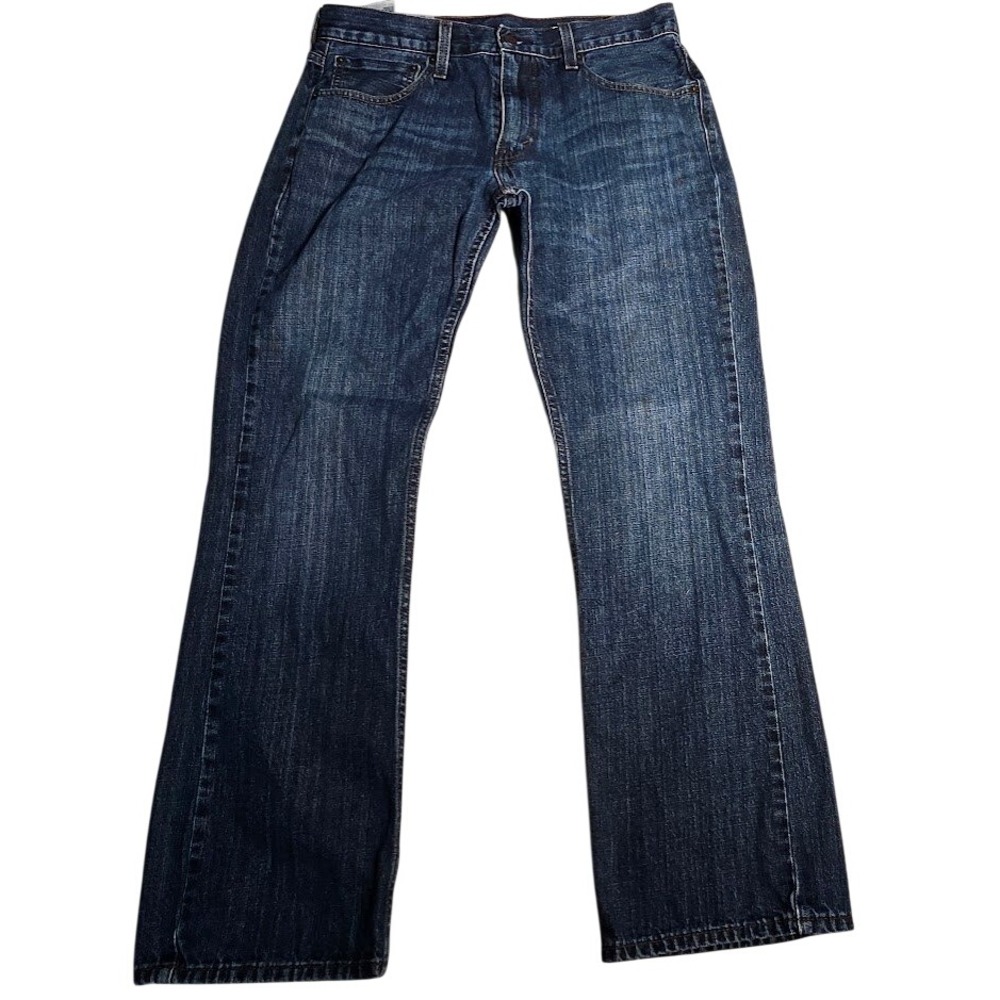 Levis 527 Slim Bootcut Jeans Mens 34x32 Dark Wash Premium Western Cowboy 1310